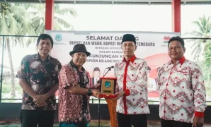 Bupati Iskandar dan Wabup Deddy menerima kunjungan kerja Bupati Mitra