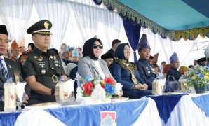 Peringatan HUT Ke-15 Kabupaten Bolaang Mongondow Timur: Wali Kota Tatong Bara Hadiri Upacara